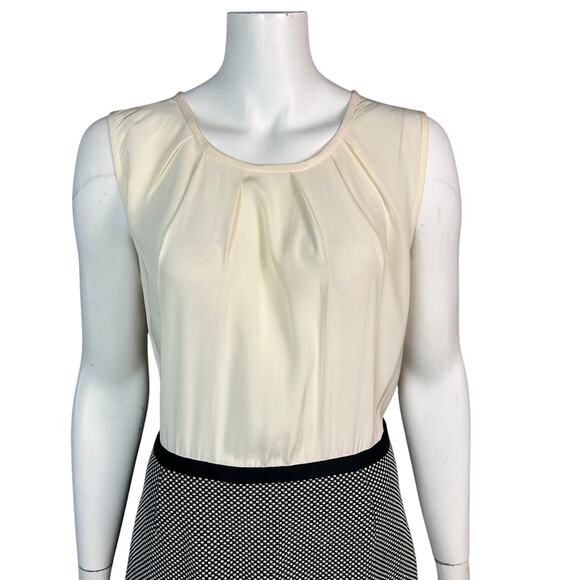 Hobbs London dress size 10 tweed professional corporate work secretary cream - Picture 2 of 13